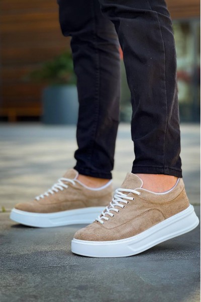 KB-005 Kuback Vizon Süet Bağcıklı  Günlük Erkek  Ayakkabı