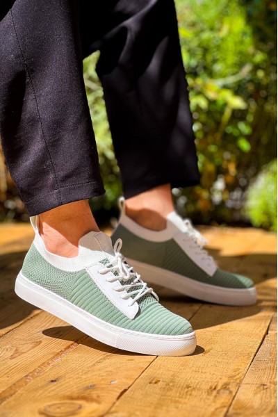 KB-110 Kuback Yeşil Triko Yüksek Taban Bağcıklı Günlük Erkek Ayakkabı KB-110 Kuback Yeşil Triko Yüksek Taban Bağcıklı Günlük Erkek Ayakkabı