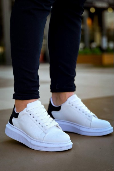 KB-X500 Kuback Bağcıklı Beyaz Siyah Günlük Erkek Ayakkabı KB-X500 Kuback Bağcıklı Beyaz Siyah Günlük Erkek Ayakkabı