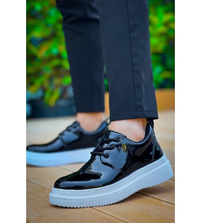 KB-X3 Kuback Siyah Rugan Bağcıklı Günlük Erkek Ayakkabı KB-X3 Kuback Siyah Rugan Bağcıklı Günlük Erkek Ayakkabı