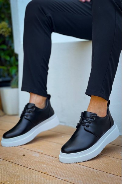 KB-X3 Kuback Siyah Cilt Bağcıklı Günlük Erkek Ayakkabı KB-X3 Kuback Siyah Cilt Bağcıklı Günlük Erkek Ayakkabı