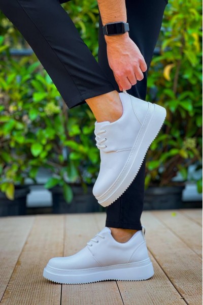 KB-X3 Kuback Beyaz Cilt Bağcıklı Günlük Erkek Ayakkabı KB-X3 Kuback Beyaz Cilt Bağcıklı Günlük Erkek Ayakkabı