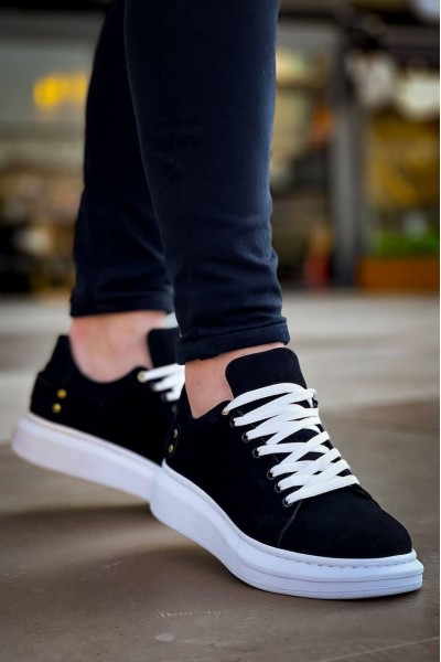 KB047  Kuback Siyah Süet Günlük Erkek  Ayakkabı