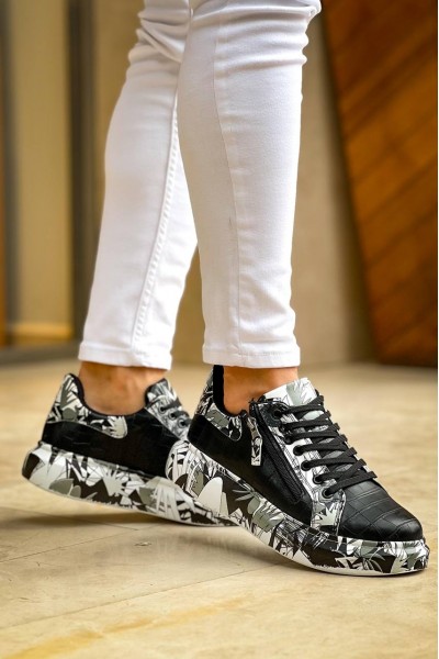 KB-02 Kuback Bağcıklı Crocodile Siyah Siyah Günlük Erkek Ayakkabı KB-02 Kuback Bağcıklı Crocodile Siyah Siyah Günlük Erkek Ayakkabı