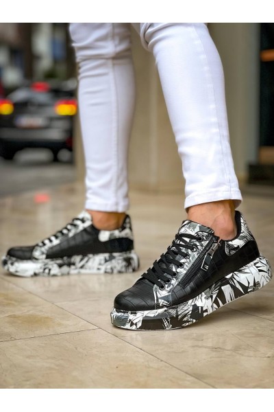 KB-02 Kuback Bağcıklı Crocodile Siyah Siyah Günlük Erkek Ayakkabı KB-02 Kuback Bağcıklı Crocodile Siyah Siyah Günlük Erkek Ayakkabı