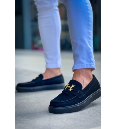 KB-027 Kuback Bağcıksız Kömür Süet H Günlük Erkek Ayakkabı KB-027 Kuback Bağcıksız Kömür Süet H Günlük Erkek Ayakkabı