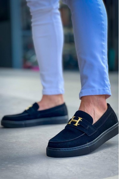 KB-027 Kuback Bağcıksız Kömür Süet H Günlük Erkek Ayakkabı KB-027 Kuback Bağcıksız Kömür Süet H Günlük Erkek Ayakkabı