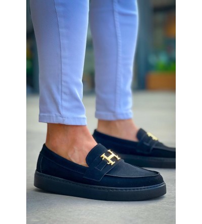 KB-027 Kuback Bağcıksız Kömür Süet H Günlük Erkek Ayakkabı KB-027 Kuback Bağcıksız Kömür Süet H Günlük Erkek Ayakkabı