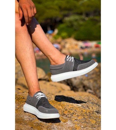 KB-042  Kuback Bağcıklı Gri Günlük Erkek Ayakkabı