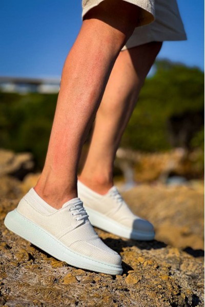 KB-042 Kuback Bağcıklı Beyaz Günlük Erkek Ayakkabı KB-042 Kuback Bağcıklı Beyaz Günlük Erkek Ayakkabı