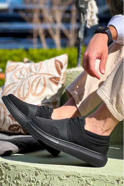 KB-042 Kuback Bağcıklı Siyah Deri Tozu Siyah Taban Günlük Erkek Ayakkabı KB-042 Kuback Bağcıklı Siyah Deri Tozu Siyah Taban Günlük Erkek Ayakkabı