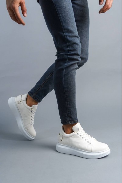 KB047 Kuback Beyaz Crocodile Günlük Erkek Ayakkabı KB047 Kuback Beyaz Crocodile Günlük Erkek Ayakkabı