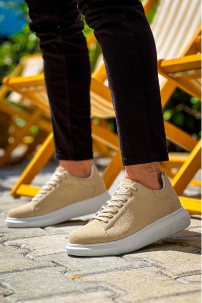 KB-X500 Kuback Bej Süet Yüksek Taban Bağcıklı Günlük Erkek Ayakkabı KB-X500 Kuback Bej Süet Yüksek Taban Bağcıklı Günlük Erkek Ayakkabı