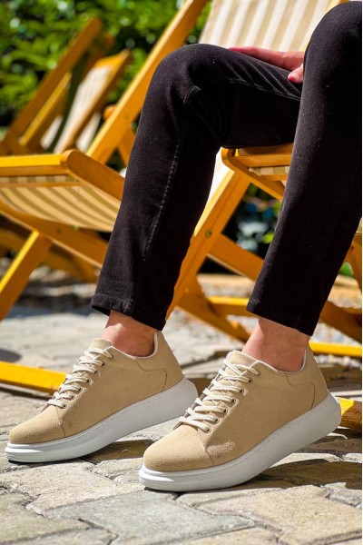 KB-X500 Kuback Bej Süet Yüksek Taban Bağcıklı Günlük Erkek Ayakkabı KB-X500 Kuback Bej Süet Yüksek Taban Bağcıklı Günlük Erkek Ayakkabı