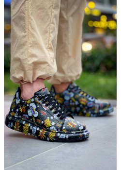 KB-X500 Kuback Siyah Boom Bağcıklı Günlük Erkek Ayakkabı