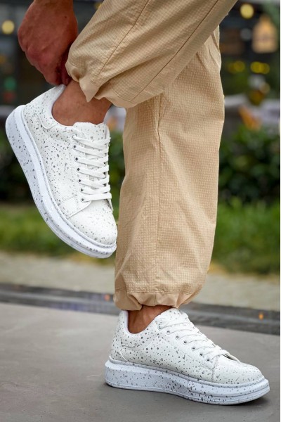 KB-X500 Kuback Beyaz Silwer Bağcıklı Günlük Erkek Ayakkabı KB-X500 Kuback Beyaz Silwer Bağcıklı Günlük Erkek Ayakkabı