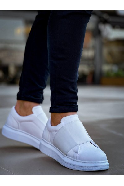 KB-040 Kuback Beyaz Cilt Lastikli Günlük Erkek Ayakkabı KB-040 Kuback Beyaz Cilt Lastikli Günlük Erkek Ayakkabı