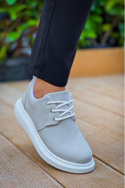 KB-003 Kuback Gri Süet Bağcıklı Günlük Erkek Ayakkabı KB-003 Kuback Gri Süet Bağcıklı Günlük Erkek Ayakkabı