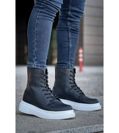 KB-0991 Kuback Siyah Cilt Yüksek Taban Bağcıklı Postal Bot KB-0991 Kuback Siyah Cilt Yüksek Taban Bağcıklı Postal Bot