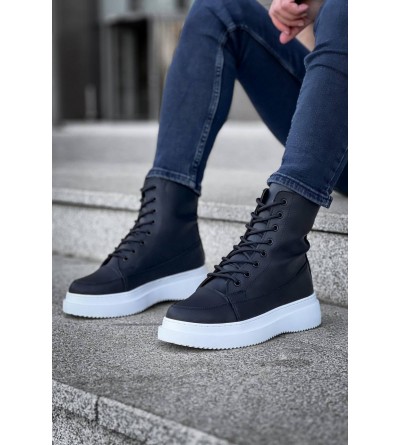 KB-0991 Kuback Siyah Cilt Yüksek Taban Bağcıklı Postal Bot KB-0991 Kuback Siyah Cilt Yüksek Taban Bağcıklı Postal Bot