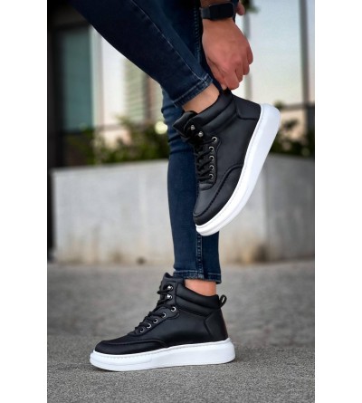 KB-0994 Kuback Siyah Cilt Yüksek Taban Erkek Bilek Bot KB-0994 Kuback Siyah Cilt Yüksek Taban Erkek Bilek Bot