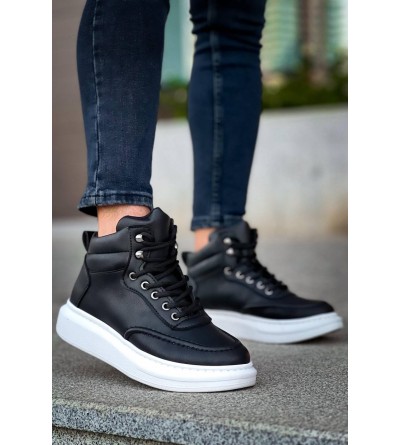 KB-0994 Kuback Siyah Cilt Yüksek Taban Erkek Bilek Bot KB-0994 Kuback Siyah Cilt Yüksek Taban Erkek Bilek Bot