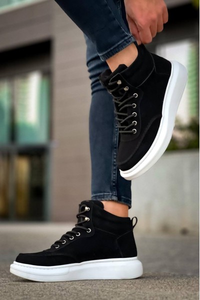 KB-0994 Kuback Siyah Süet Yüksek Taban Erkek Bilek Bot KB-0994 Kuback Siyah Süet Yüksek Taban Erkek Bilek Bot