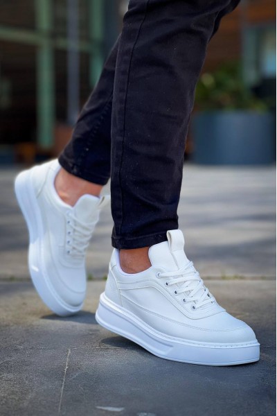 KB-006 Kuback Beyaz Cilt Yüksek Taban Bağcıklı Günlük Erkek Ayakkabı KB-006 Kuback Beyaz Cilt Yüksek Taban Bağcıklı Günlük Erkek Ayakkabı