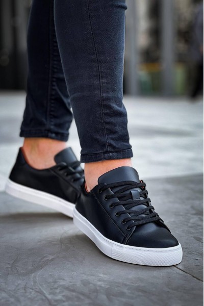 KB-122 Kuback Siyah Cilt Yüksek Taban Bağcıklı Günlük Erkek Ayakkabı KB-122 Kuback Siyah Cilt Yüksek Taban Bağcıklı Günlük Erkek Ayakkabı