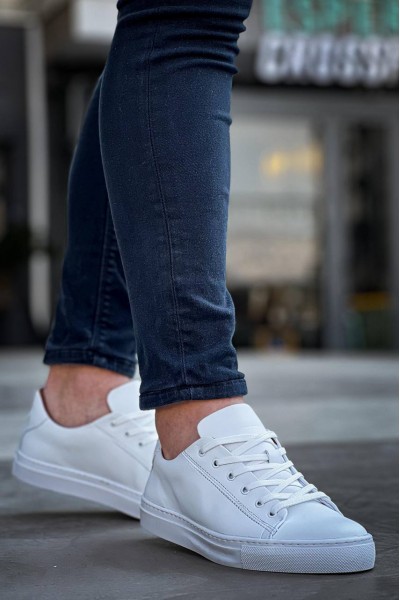 KB-122 Kuback Beyaz Cilt Yüksek Taban Bağcıklı Günlük Erkek Ayakkabı KB-122 Kuback Beyaz Cilt Yüksek Taban Bağcıklı Günlük Erkek Ayakkabı