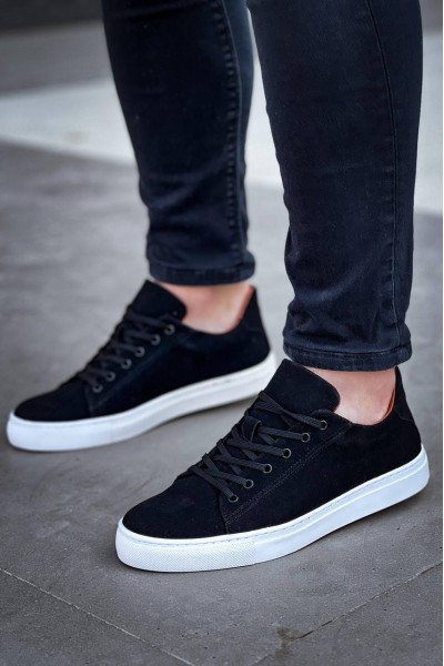 KB-122 Kuback Siyah Süet Yüksek Taban Bağcıklı Günlük Erkek Ayakkabı KB-122 Kuback Siyah Süet Yüksek Taban Bağcıklı Günlük Erkek Ayakkabı