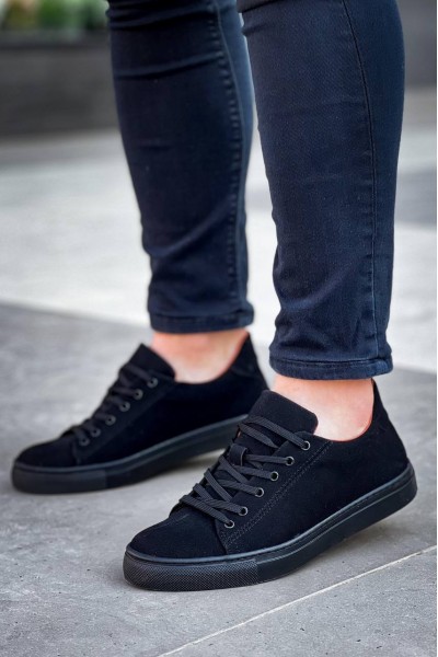 KB-122 Kuback Siyah Süet Siyah Yüksek Taban Bağcıklı Günlük Erkek Ayakkabı KB-122 Kuback Siyah Süet Siyah Yüksek Taban Bağcıklı Günlük Erkek Ayakkabı