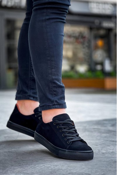 KB-122 Kuback Siyah Süet Siyah Yüksek Taban Bağcıklı Günlük Erkek Ayakkabı KB-122 Kuback Siyah Süet Siyah Yüksek Taban Bağcıklı Günlük Erkek Ayakkabı