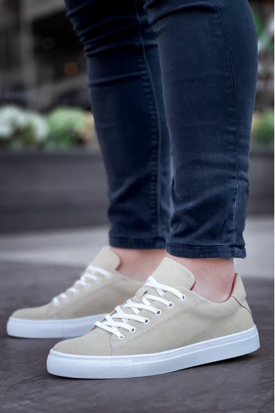 KB-122 Kuback Bej Süet Yüksek Taban Bağcıklı Günlük Erkek Ayakkabı KB-122 Kuback Bej Süet Yüksek Taban Bağcıklı Günlük Erkek Ayakkabı