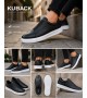 KB-007 Kuback Siyah Beyaz Yüksek Taban Tek Bant Bağcıksız Günlük Erkek Ayakkabı KB-007 Kuback Siyah Beyaz Yüksek Taban Tek Bant Bağcıksız Günlük Erkek Ayakkabı