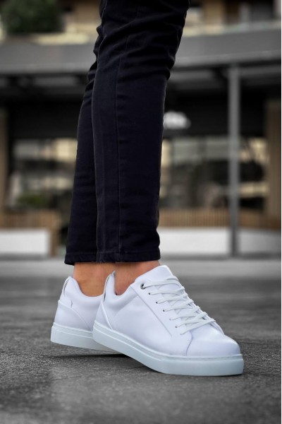 KB-BX1 Kuback Beyaz Cilt Yüksek Beyaz Taban Günlük Erkek Ayakkabı KB-BX1 Kuback Beyaz Cilt Yüksek Beyaz Taban Günlük Erkek Ayakkabı