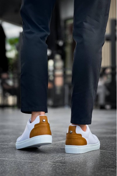 KB-BX1 Kuback Beyaz Taba Cilt Detaylı Yüksek Beyaz Taban Günlük Erkek Ayakkabı KB-BX1 Kuback Beyaz Taba Cilt Detaylı Yüksek Beyaz Taban Günlük Erkek Ayakkabı