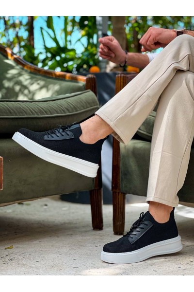 KB-116 Kuback Siyah Triko Bağcıklı Günlük Erkek Ayakkabı KB-116 Kuback Siyah Triko Bağcıklı Günlük Erkek Ayakkabı