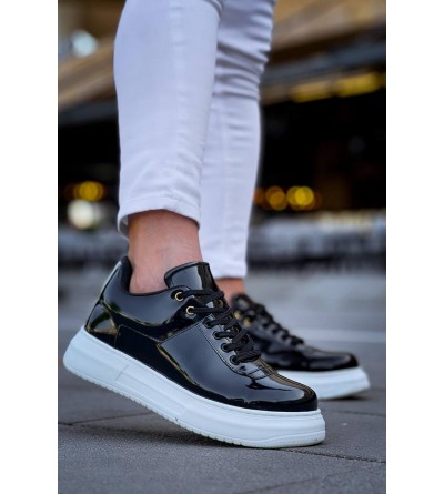 KB-X20 Kuback Siyah Rugan  Günlük Erkek Ayakkabı