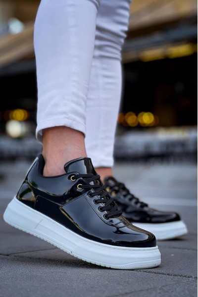 KB-X20 Kuback Siyah Rugan  Günlük Erkek Ayakkabı