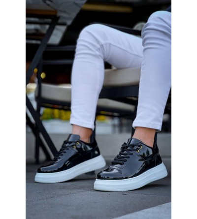 KB-X20 Kuback Siyah Rugan  Günlük Erkek Ayakkabı