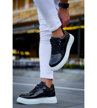 KB-X20 Kuback Siyah Rugan  Günlük Erkek Ayakkabı