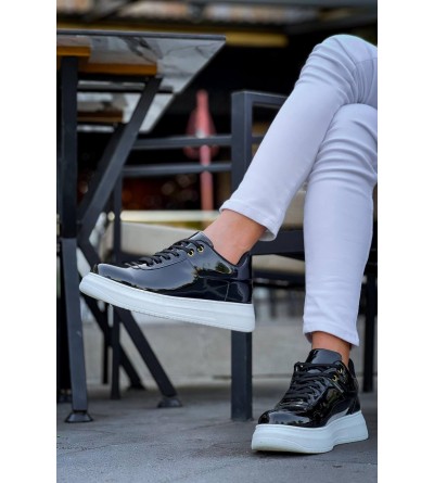 KB-X20 Kuback Siyah Rugan  Günlük Erkek Ayakkabı