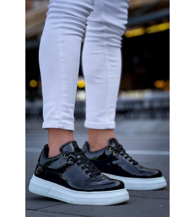 KB-X20 Kuback Siyah Rugan  Günlük Erkek Ayakkabı