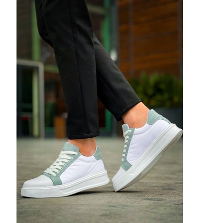 KB-X46 Kuback Beyaz Bebe Mavi Yüksek Beyaz Taban Günlük Spor Ayakkabı