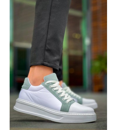 KB-X46 Kuback Beyaz Bebe Mavi Yüksek Beyaz Taban Günlük Spor Ayakkabı