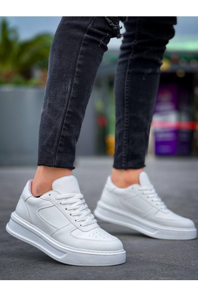 KB-X8 Kuback Beyaz Cilt Beyaz Yüksek Taban Günlük Spor Ayakkabı KB-X8 Kuback Beyaz Cilt Beyaz Yüksek Taban Günlük Spor Ayakkabı