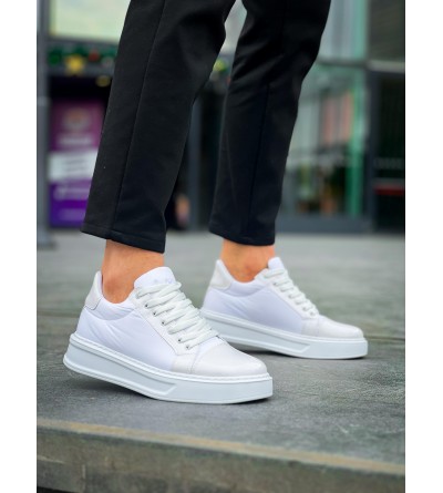 KB-X46 Kuback Beyaz Rugan Yüksek Beyaz Taban Günlük Spor Ayakkabı KB-X46 Kuback Beyaz Rugan Yüksek Beyaz Taban Günlük Spor Ayakkabı