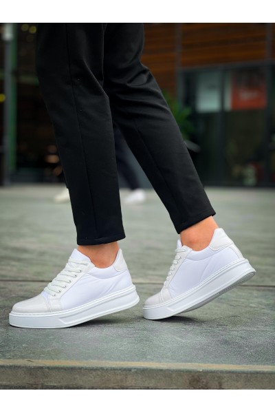 KB-X46 Kuback Beyaz Rugan Yüksek Beyaz Taban Günlük Spor Ayakkabı KB-X46 Kuback Beyaz Rugan Yüksek Beyaz Taban Günlük Spor Ayakkabı