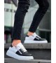KB-X155 Kuback Siyah Cilt Beyaz Cilt Detaylı Beyaz Yüksek Taban Günlük Spor Ayakkabı KB-X155 Kuback Siyah Cilt Beyaz Cilt Detaylı Beyaz Yüksek Taban Günlük Spor Ayakkabı
